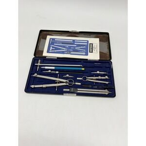 Dietzgen Globe GM-1282-PJL MAT Drafting Set Vintage German Engineering Tools